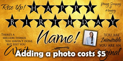 Hamilton the Musical, Birthday Banner, Broadway Play, Personalized, Customized, Vinyl or Poster