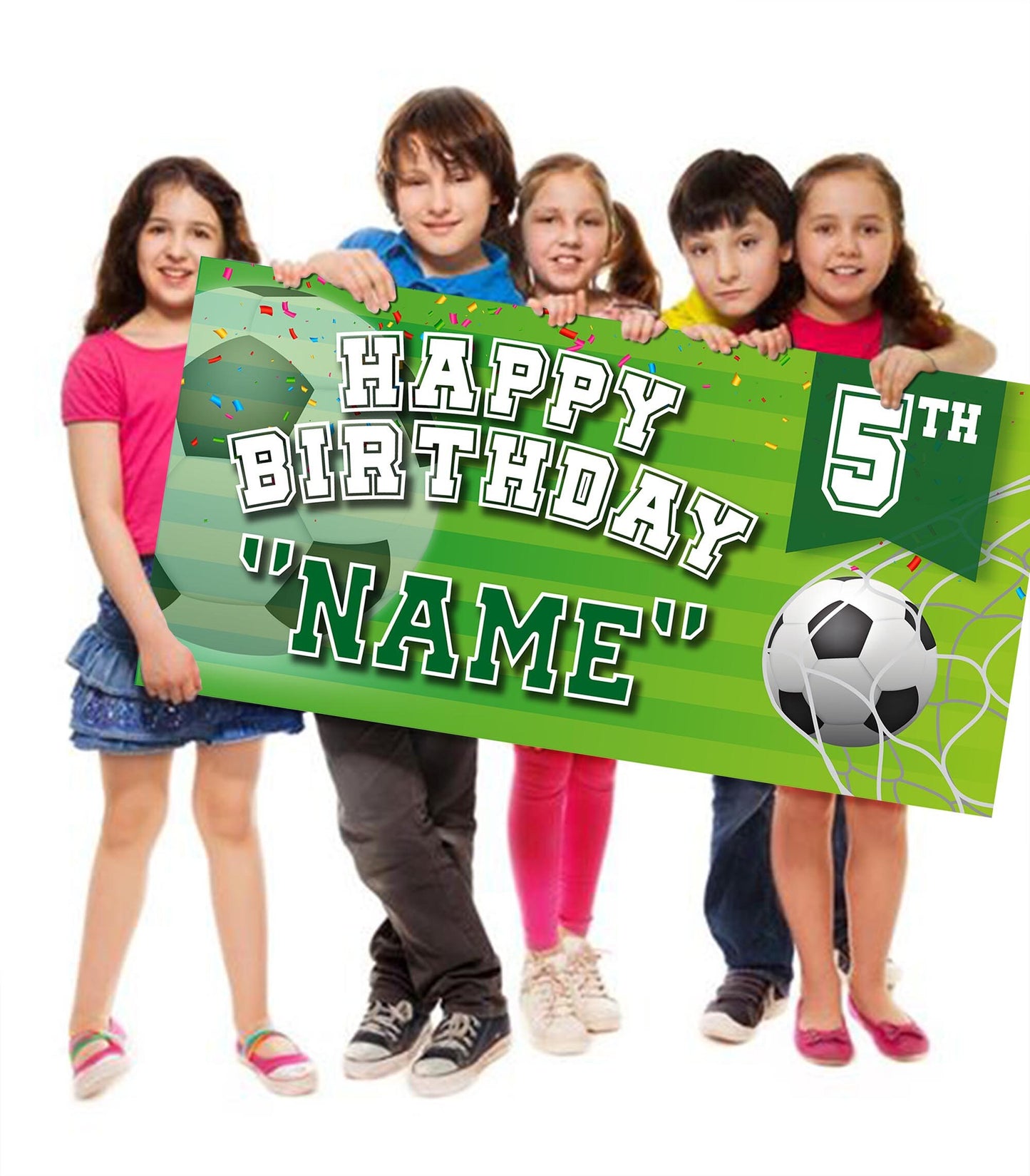 Soccer Birthday Party Banner, Futball Custom, Vinyl, Poster