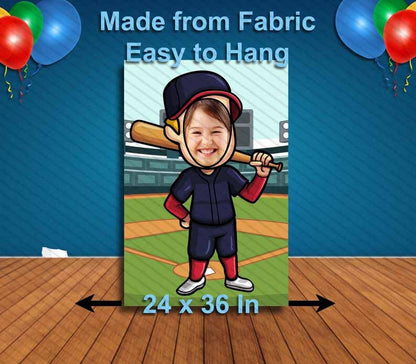 Baseball Player, Hole in Face, Party Selfie  Photo Prop, Sports Decoration