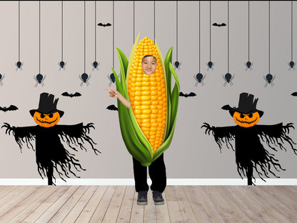 Corn Halloween Costume, Photo Prop, DIY Poster, Personalized, Customized, Photo Booth Selfie Frame