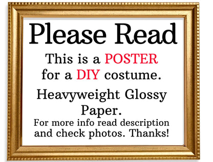 Custom Halloween Costume, Photo Prop, DIY, Personalized, Customized, Photo Booth Selfie Frame