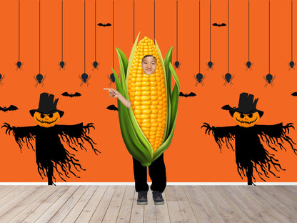 Corn Halloween Costume, Photo Prop, DIY Poster, Personalized, Customized, Photo Booth Selfie Frame