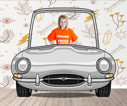 Jaguar XKE Vehicle Photo Prop, Vehicle Theme, Photo Booth Selfie Frame, DIY Party Props