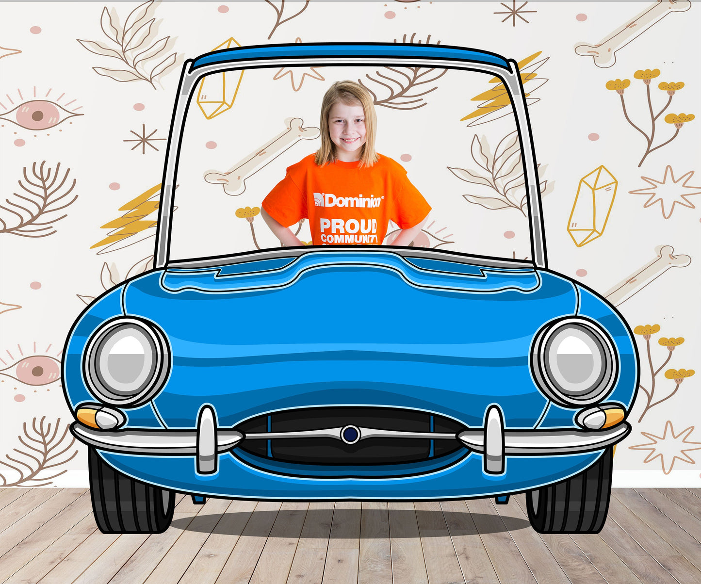 Jaguar XKE Vehicle Photo Prop, Vehicle Theme, Photo Booth Selfie Frame, DIY Party Props