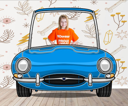 Jaguar XKE Vehicle Photo Prop, Vehicle Theme, Photo Booth Selfie Frame, DIY Party Props