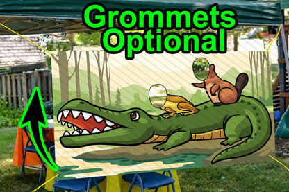 Swamp Animals, Crocodile, Frog, Beaver, Hole in Face, Party Selfie  Photo Prop, Animal Decoration